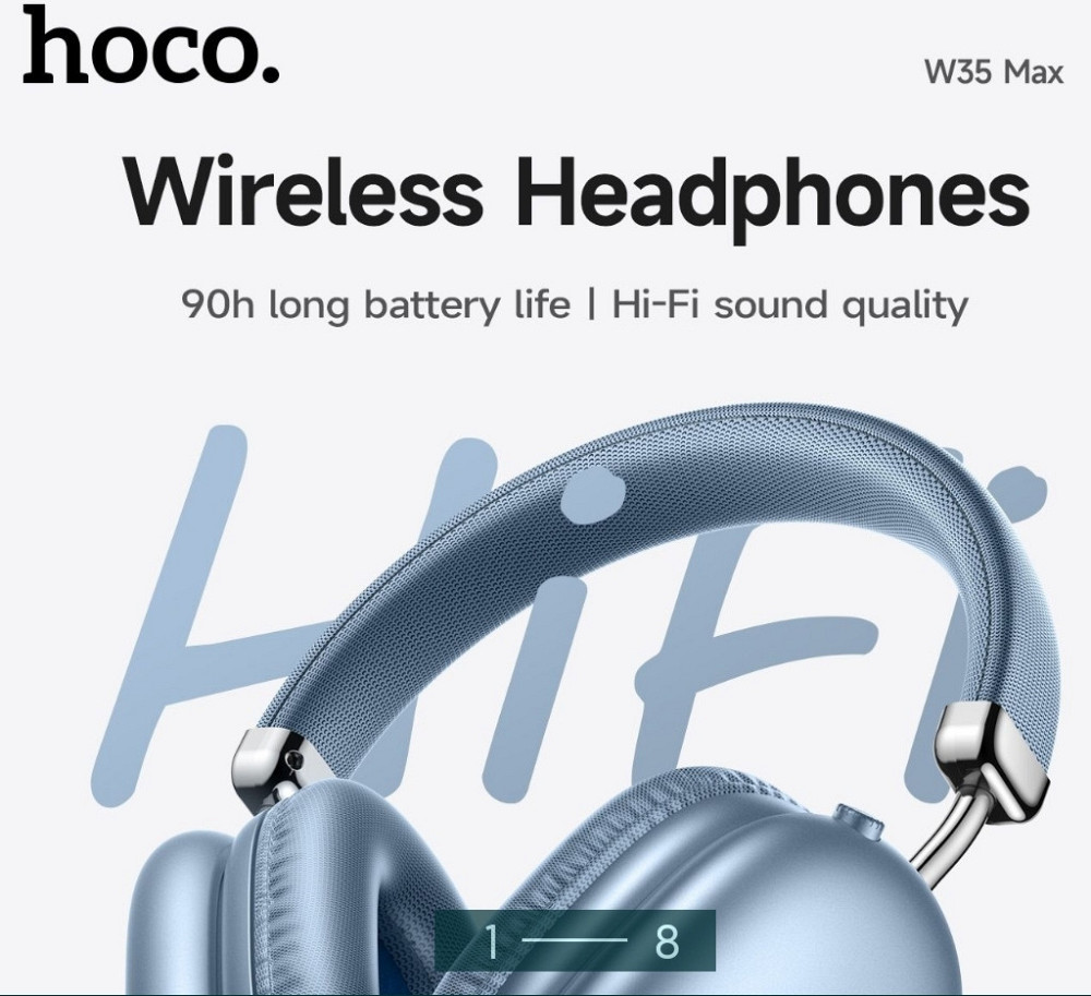 Наушники Беспроводные Hoko 35 Max . Киев - изображение 8