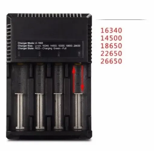 Універсальний зарядний пристрій i4-1688 26650 18650 14500 16340 (557237) Полтава - изображение 1
