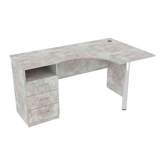 Стол угловой ОСК-2, Бетон, 1500/900/760 Львов
