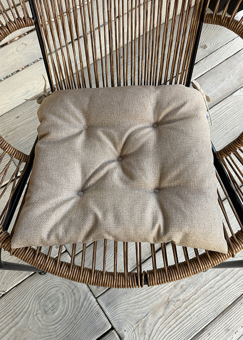 Подушка для стільців (38x38х5 см) Decorator Мальмо колір бежевий 84-100 Київ - фото 3