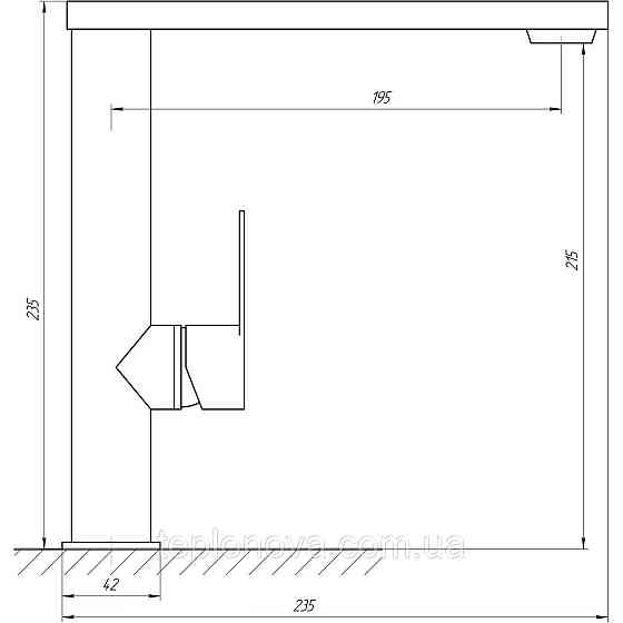 Смеситель для кухни TOPAZ SARDINIA TS 8822-H18 Черновцы