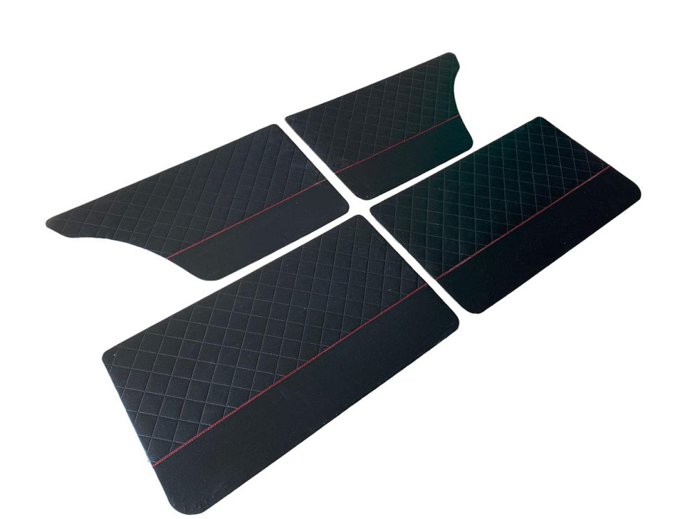 Обивка 2106 ромбик красная нить (к-кт 4 шт) двери Мукачево - изображение 1