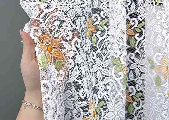 Кухонна арка VR-Textil № 000к жакард білий 300х195 см (51-256) Київ