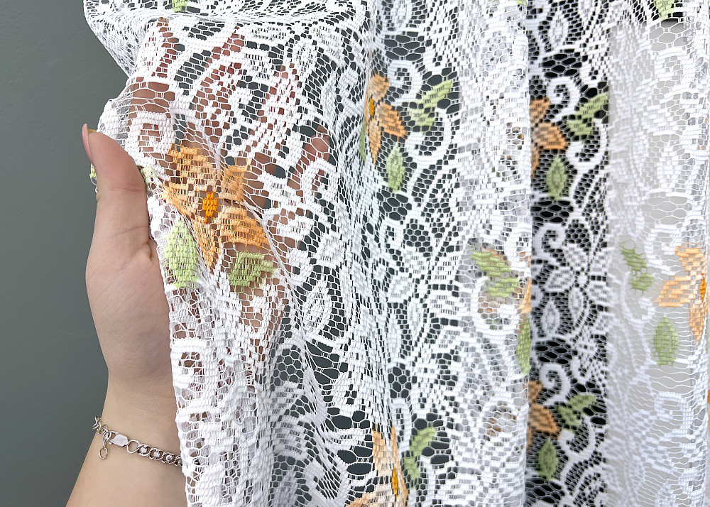 Кухонная арка VR-Textil № 000к жаккард белый 300х195 см (51-256) Киев - изображение 3