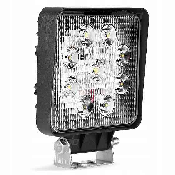 Світлодіодна фара AllLight 060type 27 W 9chip EPISTAR spot 9-30 V (тонкий радіатор) Харків