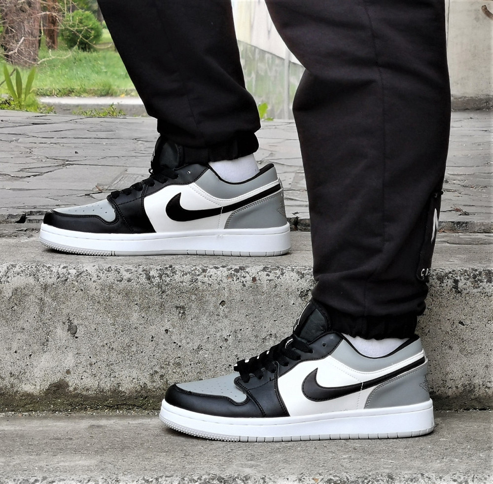 Кроссовки Nike Jordan Белые Мужские Джорданы Черные Серые Найк (размеры: 41,42,43,44) Видео Обзор Днепр - изображение 9