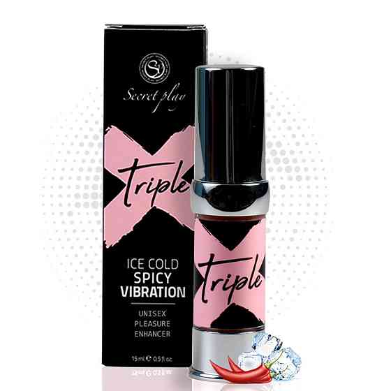 Рідкий вібратор TRIPLE X - 3 IN 1 UNISEX PLEASURE ENHANCER GEL 15 ML Sex Aura Київ
