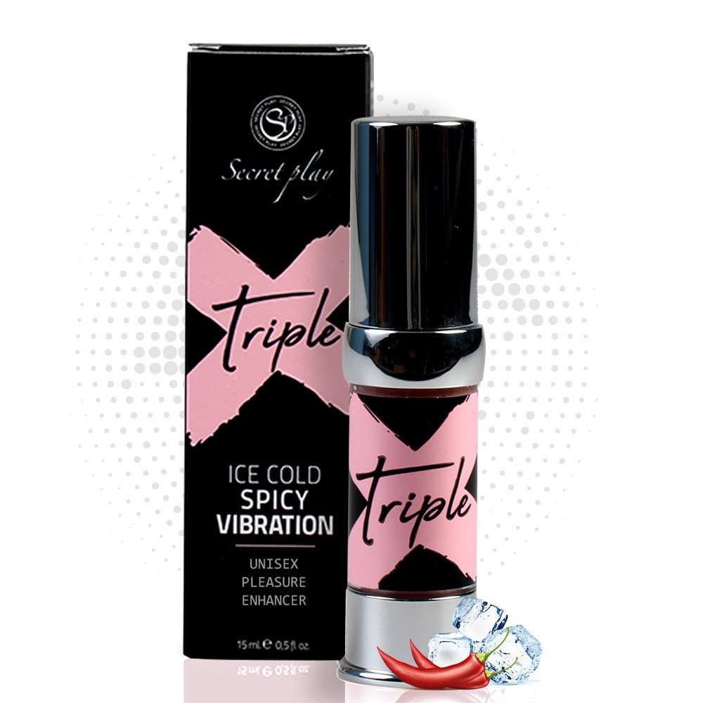 Рідкий вібратор TRIPLE X - 3 IN 1 UNISEX PLEASURE ENHANCER GEL 15 ML Sex Aura Київ - фото 1