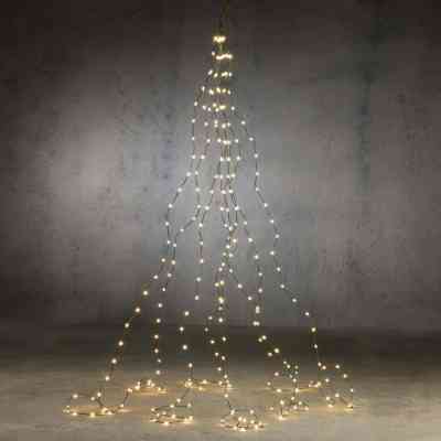 Гирлянда Luca Lighting Конус 1,6+6м, теплый белый (8720362027041) Винница