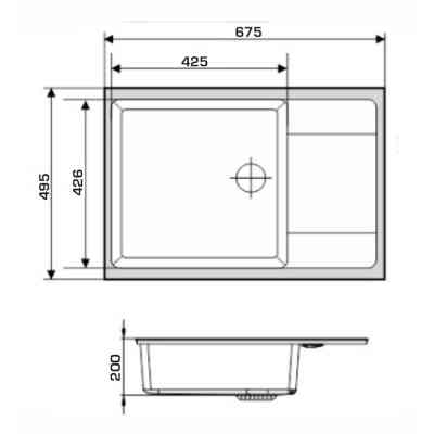 Мийка кухонна GRANADO LINARES ivory (gr0804) Вінниця