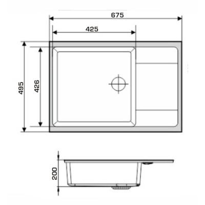Мийка кухонна GRANADO LINARES ivory (gr0804) Вінниця - фото 5