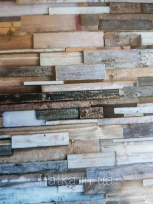 Обои виниловые Grandeco One roll one motif 2 EP6001 панно 3д лофт под камень песчаник черный серый коричневый Киев - изображение 4