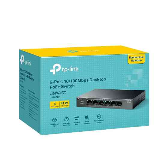Комутатор TP-Link LS106LP ( 16656 ) Харків