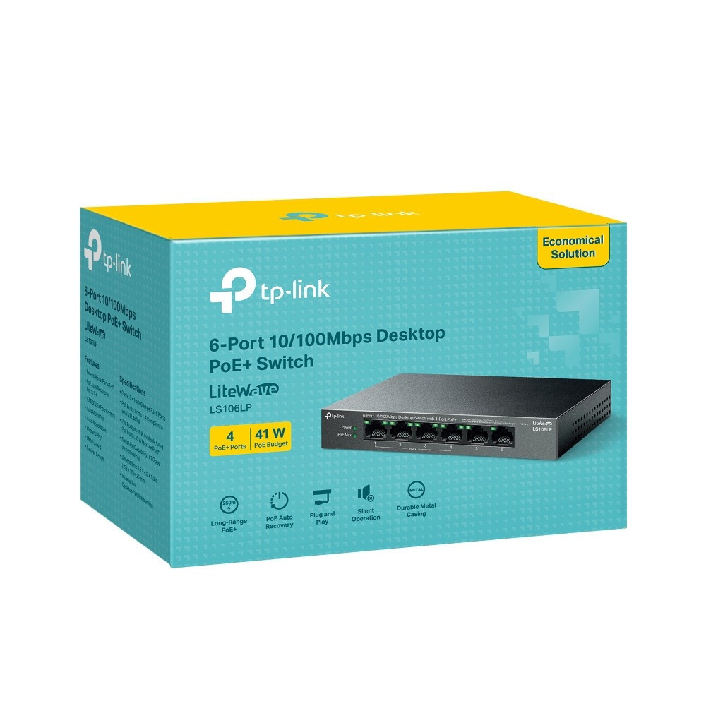 Комутатор TP-Link LS106LP ( 16656 ) Харків - фото 1