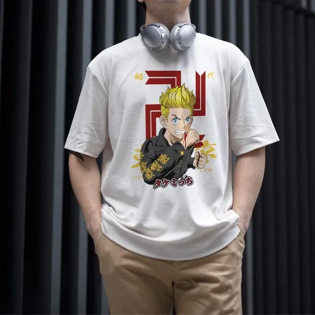 Футболка для підлітка хлопчика з принтом Токийские Мстители Такемичи Ханакаге WE Розмір 160 Anime10606 Дніпро - фото 3