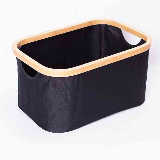 Органайзер для зберігання речей 38×26×18 (см) з бамбуковою рамою 8 (л) HP-41-20 Коломия