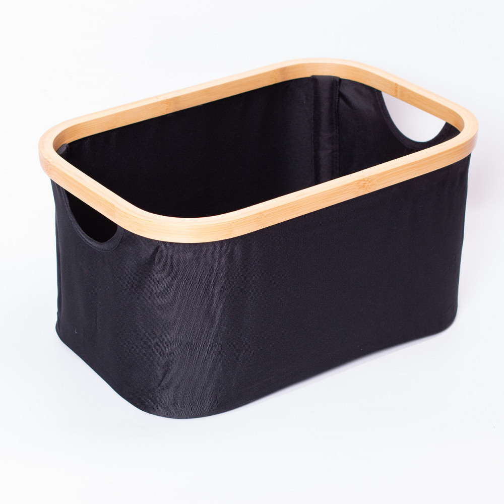 Органайзер для зберігання речей 38×26×18 (см) з бамбуковою рамою 8 (л) HP-41-20 Коломия - фото 2