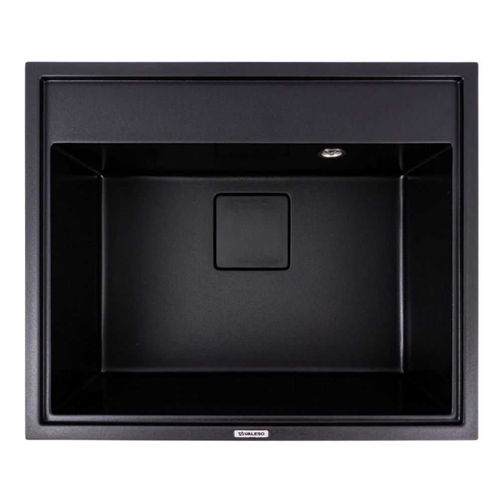 VALESO Гранітна мийка VALESO SHERLIT 6050 матова Чорна Київ - фото 1