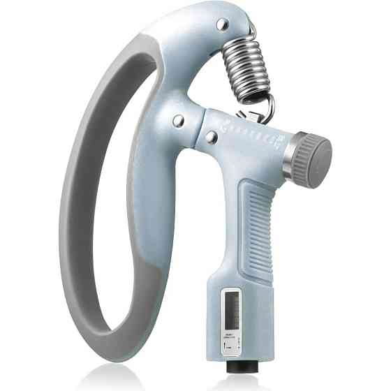 Еспандер кистьовий з лічильником PowerPlay PP-4403 з регульованим навантаженням 10-100 кг. Синій Київ