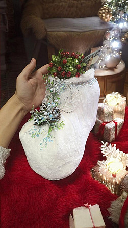 Новорічний сапожок декоротивний Київ - фото 6