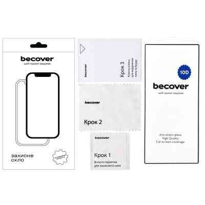 Скло захисне BeCover Samsung Galaxy S24 Ultra SM-S928 10D Black (711362) Вінниця