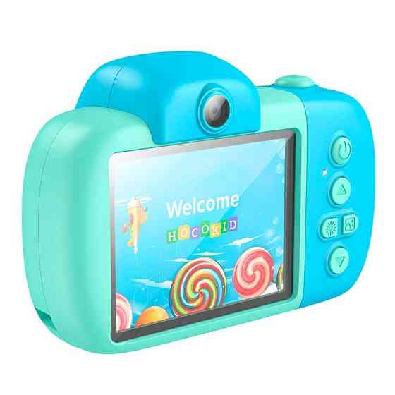 Фотокамера дитяча цифрова HOCO DV201, блакитна Вінниця