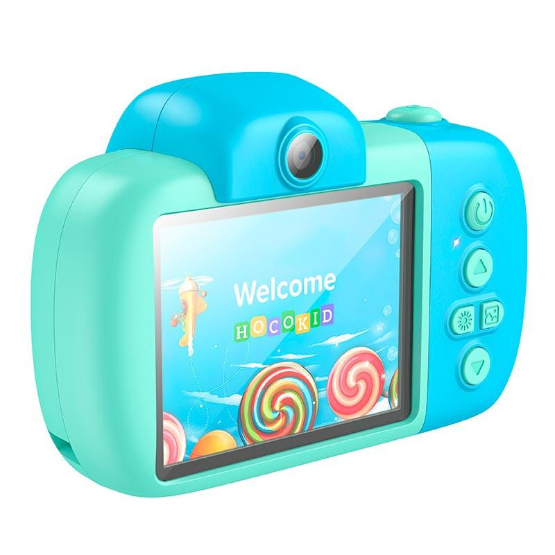 Фотокамера дитяча цифрова HOCO DV201, блакитна Вінниця - фото 2