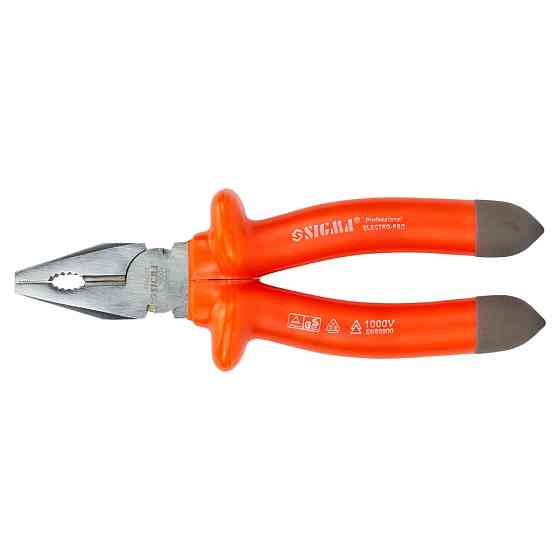 Sigma Плоскогубцы диэлектрические 200мм 1000В SIGMA (4344201) Коломыя