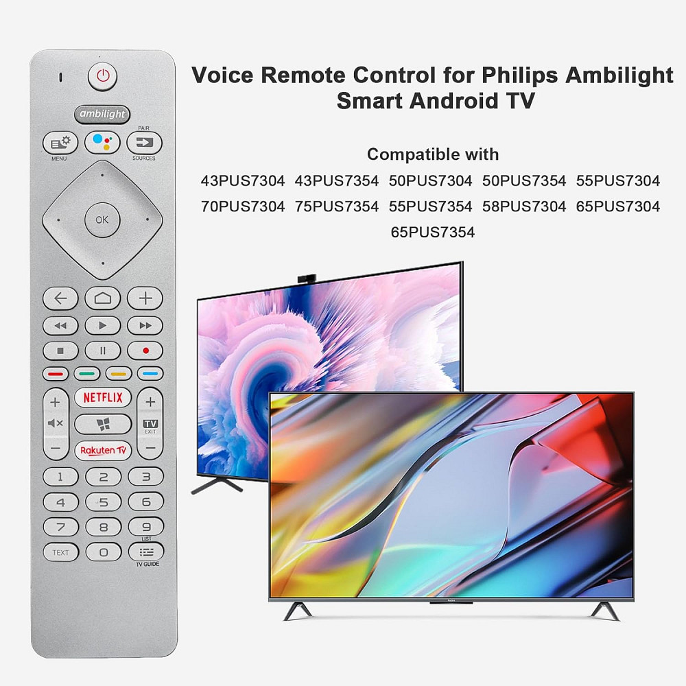 Пульт для телевізорів Philips 43PUS7304 50PUS7354 65PUS7354 Луцк - изображение 3