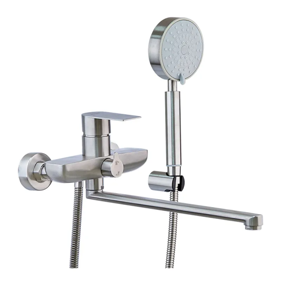 Змішувач для ванної Mixxus WEL-006 Euro з нержавної сталі MI6227 Харків