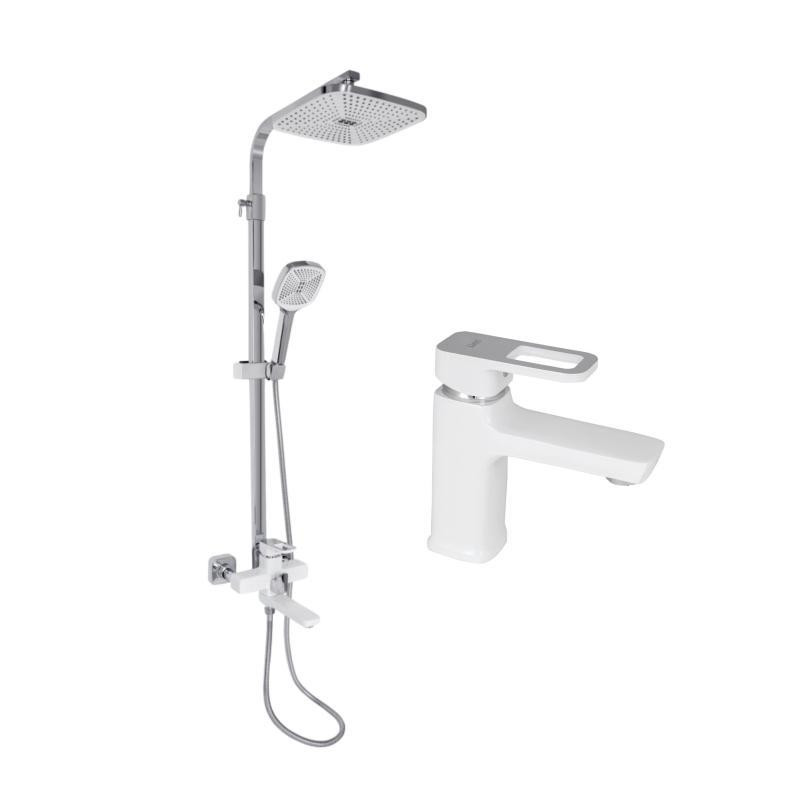 Набор смесителей Wawel 001 + Wawel 1030 White Киев - изображение 1