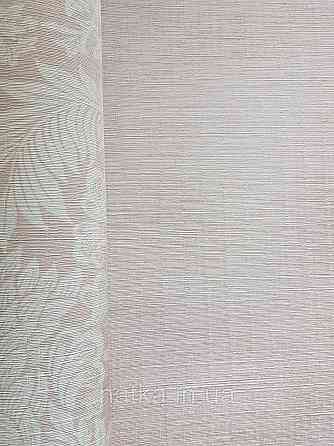 Шпалери флізелінові еко Casadeco Five o'clock 0.53х10 однотонні рожеві прожилки сріблом під тканина Київ