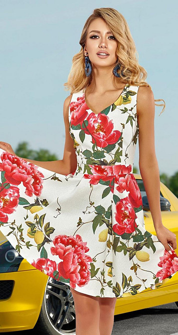 Лляне плаття без рукавів (42) Київ - фото 1