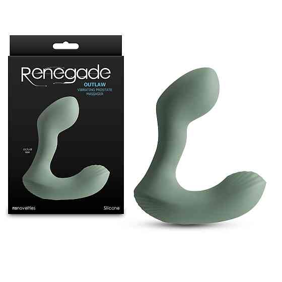 Массажер простаты NS Novelties Renegade Outlaw зеленый, 12 см Sex Aura Киев