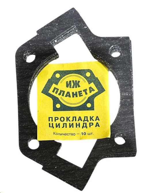 Прокладка цилиндра мотоцикл Иж Планета(10шт) Мукачево - изображение 1