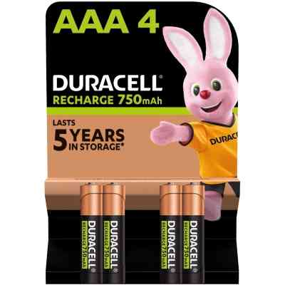 Аккумулятор Duracell AAA HR03 750mAh * 4 (5007331) Винница