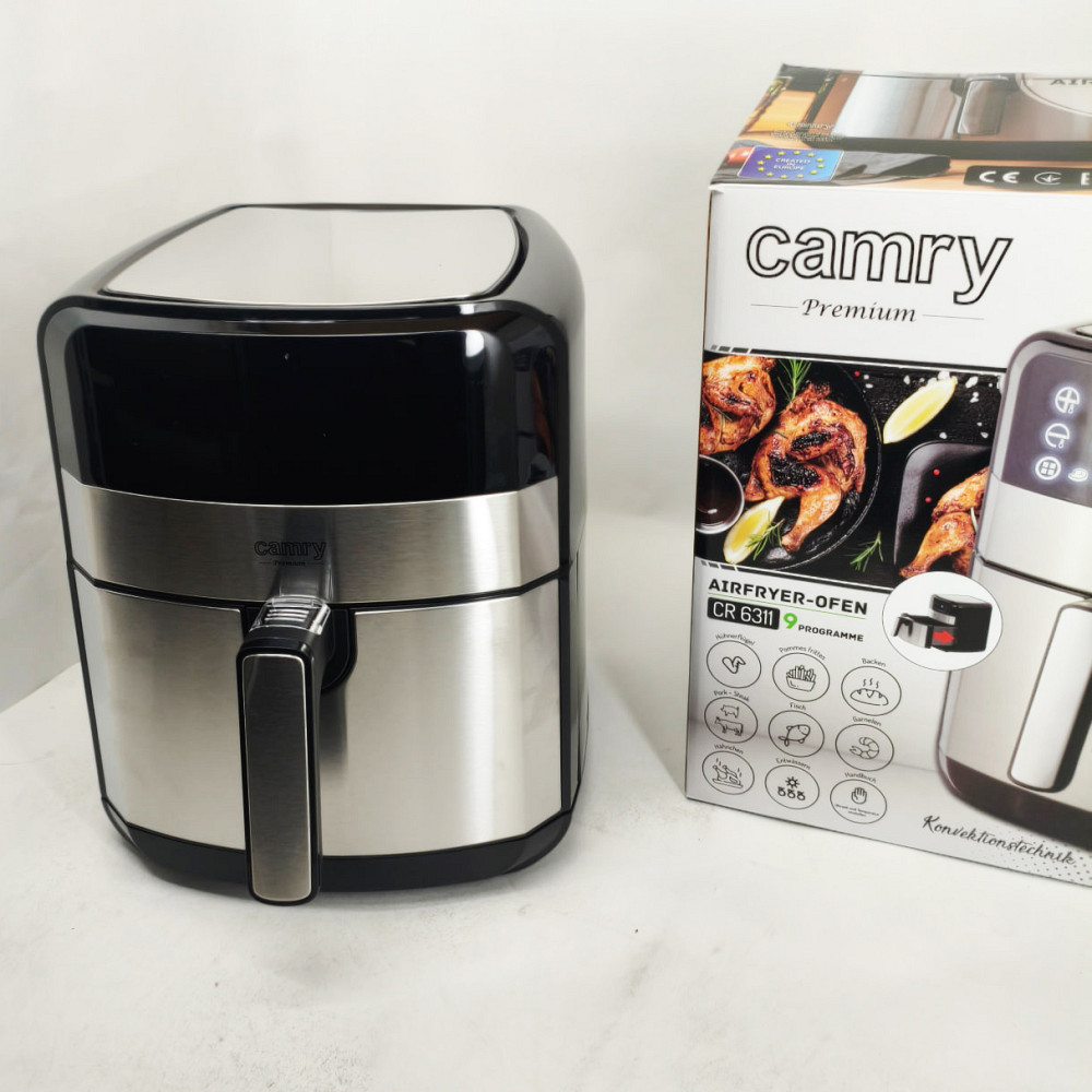 Мультипіч з автовідключенням Сamry СR-6311 5л 2500Вт, Потужна фритюрниця аерогриль JL-48 Львів - фото 12