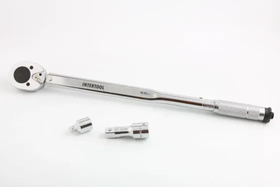 Ключ динамометричного 3/4 70-420Нм Intertool + перехід на 1/2 + подовжувач 100м Вінниця