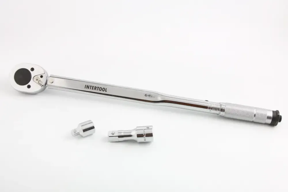 Ключ динамометричного 3/4 70-420Нм Intertool + перехід на 1/2 + подовжувач 100м Вінниця - фото 1