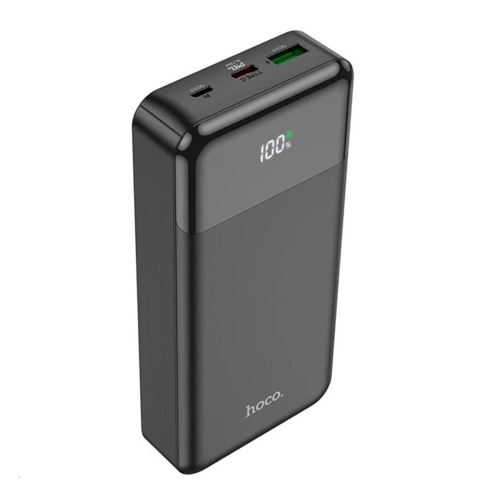 Зовнішній акумулятор HOCO J102A Cool figure PD20W+QC3.0 power bank(20000mAh) Black Київ - фото 1