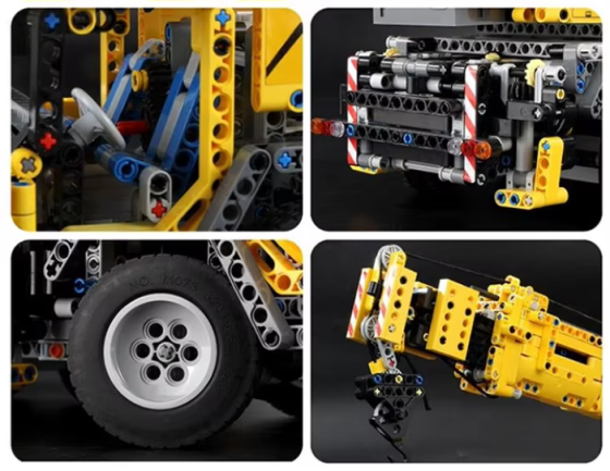 Конструктор дитячий підйомний кран на дистанційному управлінні 2590 деталі Кам'янець-Подільський