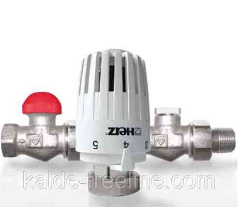 Термостатичний комплект HERZ Project (TS-90-V) прямий 1/2" Харків