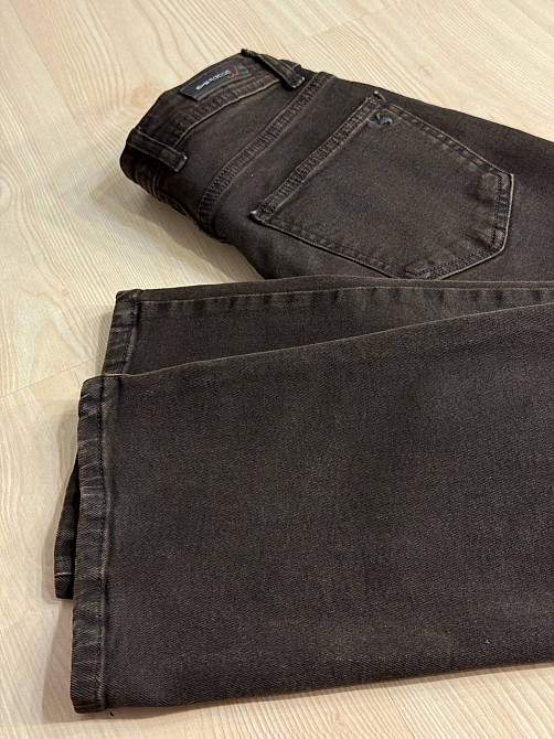 Джинсы женские Sherocco 4045 boot cut прямые стрейчевые коричневые, коричневый, З4, 34, 88 см, 115 см Киев - изображение 6