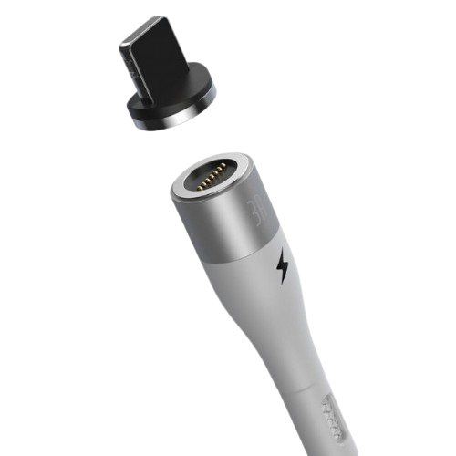 Кабель USB Lightning BASEUS CALXC-K02 2,4A магнітний 1м білий Житомир - фото 4