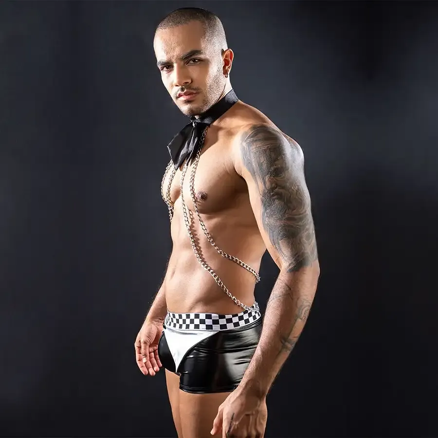 Чоловічий еротичний костюм офіціанта JSY 9150 One Size Львів - фото 4