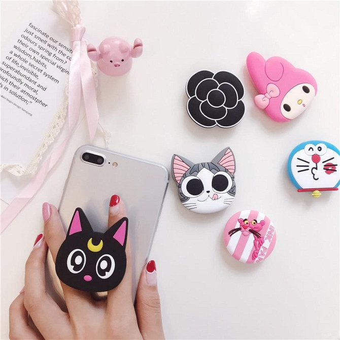Попсокет PopSocket 3D ZucZug тримач для телефону (Серія коти, Рудий кіт) Миколаїв - фото 3
