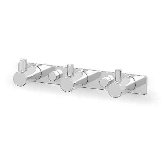 Гачки для рушників у ванну IMPRESE SKALA потрійний хром Київ