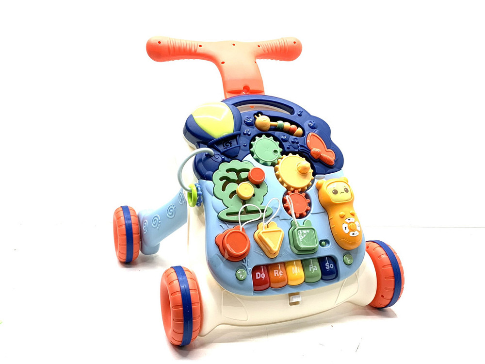 Ходунки каталка Limo Toy 2 в 1 Веселий бізіборд ігровий столик Вид 3 (M 5473 AB) Чернігів - фото 3