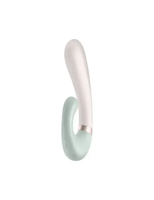 Смарт вібратор-кролик із підігрівом Satisfyer Heat Wave Mint Львів - фото 1