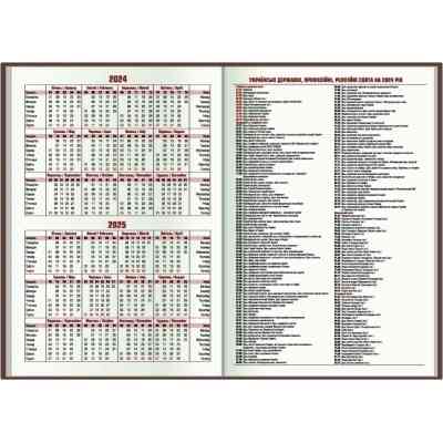 Тижневик Economix датований 2024 PRINCIPE рожевий, А5 (E21690-09) Вінниця